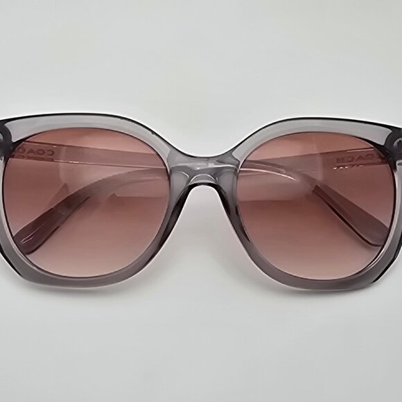 Coach HC8267 L1086 517613 Alexa Square Grey Frame Brown Lens Cat Eye Sunglasses main image 7